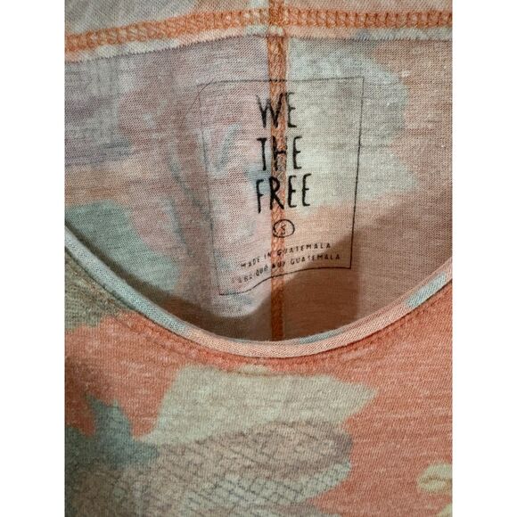 We the Free sleeveless hi-lo blouse tank Pastel Gardenia top - Picture 5 of 5